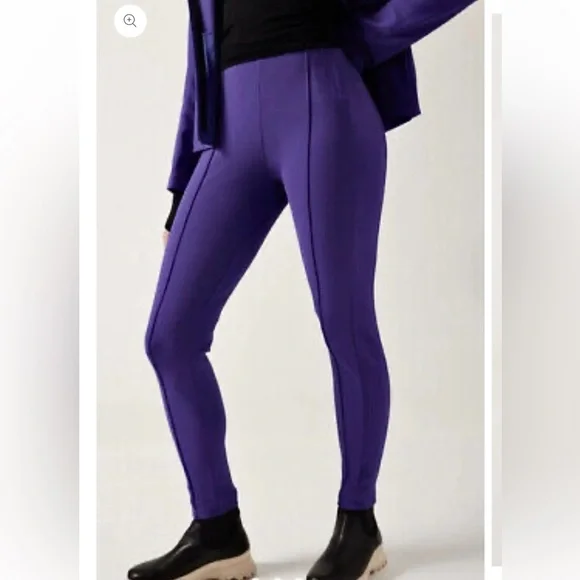 NWT Athleta Glacier Snow Skinny Pant, 8P, deep purple - Picture 5 of 10